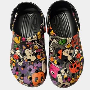 Disney Park 2022 Happy Halloween Mickey Pumpkin Adult Clogs Crocs M5/W7 M6/W8 W9
